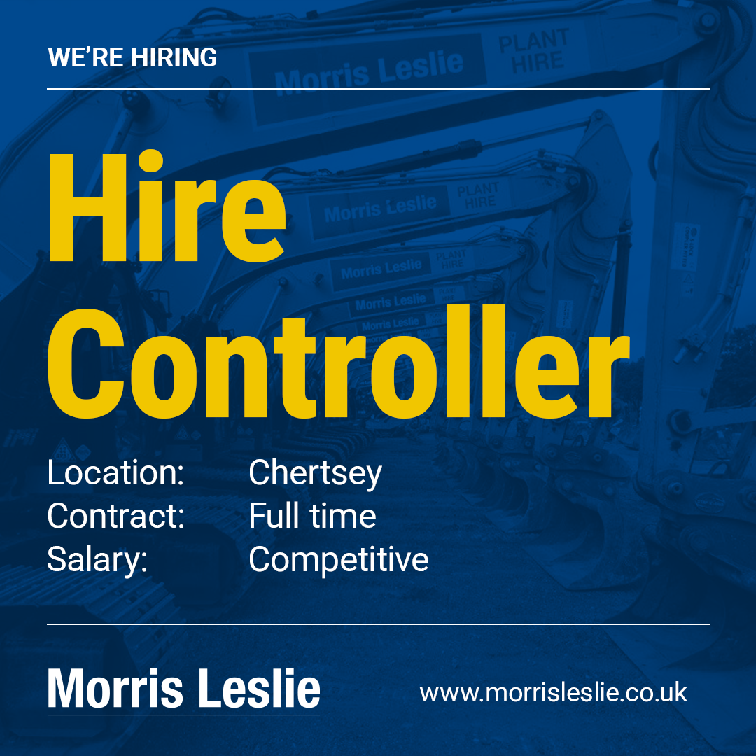 Hire Controller | Careers | Morris Leslie Plant Hire