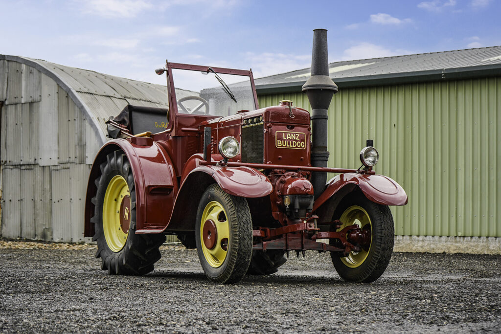 Classic Tractor for Sale at Morris Leslie Auctions - LANZ BULLDOG TRAFFIC TYPE 19532 FITTED WITH DRIVERS CANOPY