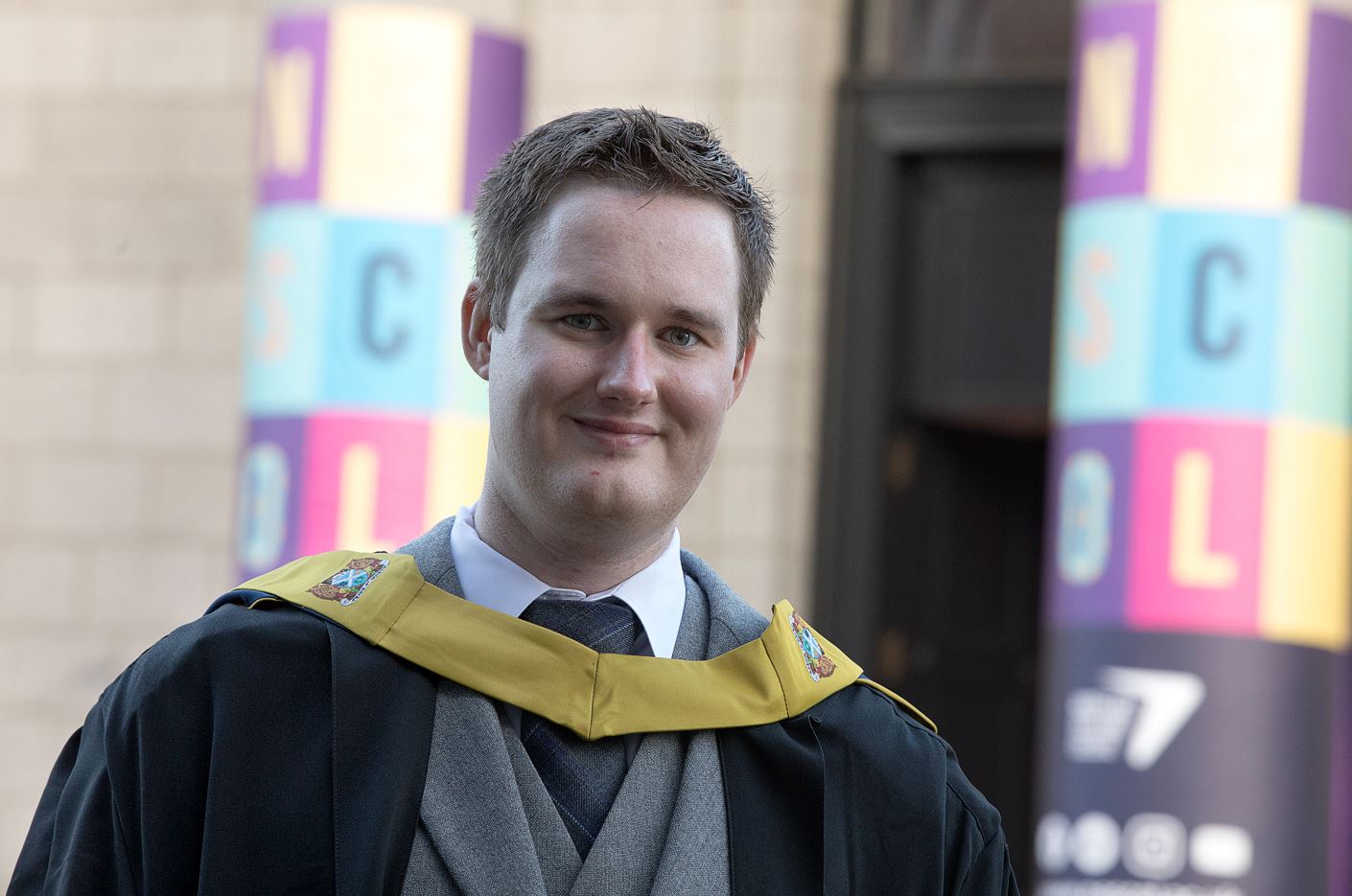 Spirit and determination of NESCol graduate Callum is celebrated