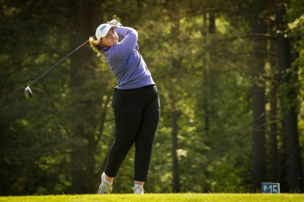 Ruby Watt playing golf