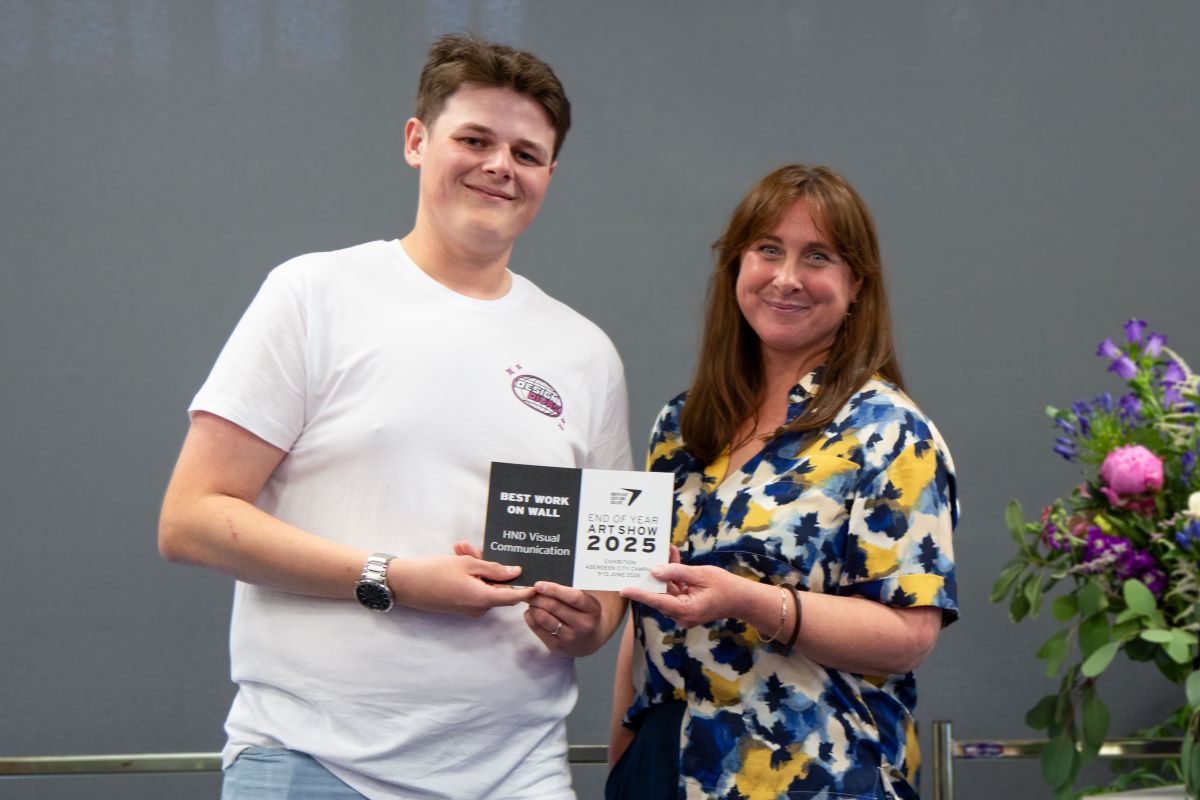 Corey McGill with Karen Jamieson
