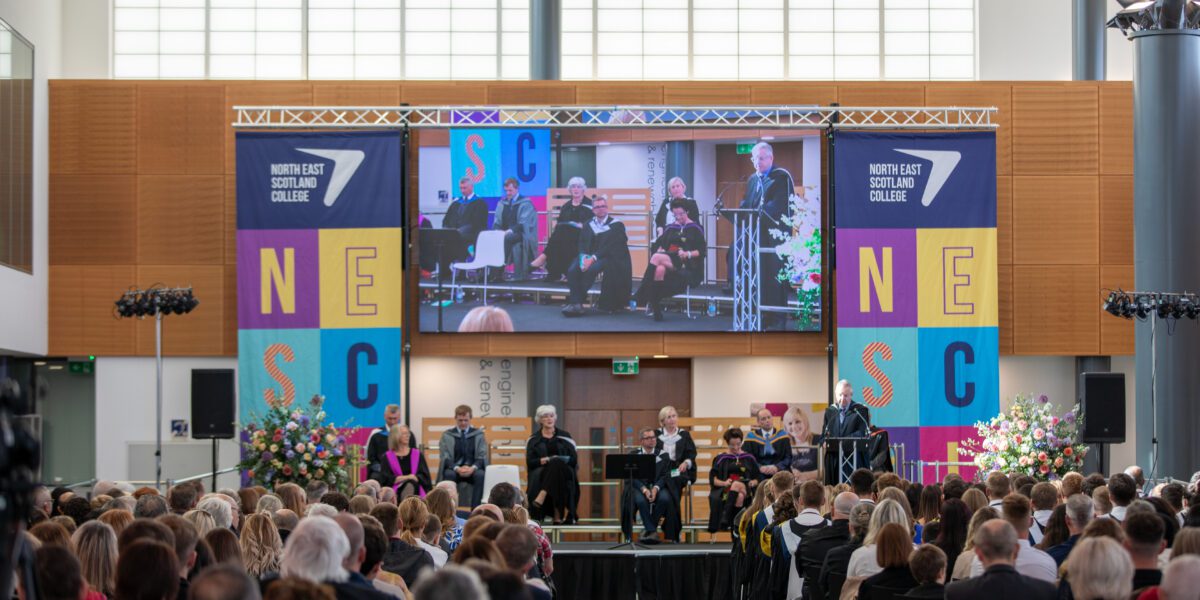 NESCol’s class of 2025 step forward in Fraserburgh ceremony