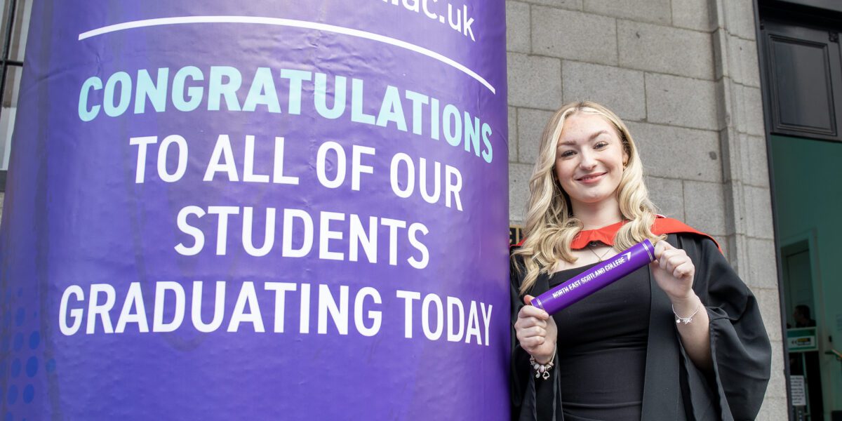 Spotlight shines on hundreds of NESCol graduates at Aberdeen ceremonies