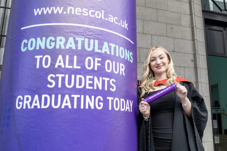Spotlight shines on hundreds of NESCol graduates at Aberdeen ceremonies
