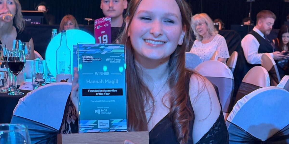 NESCol student Hannah Magill named Foundation Apprentice of the Year