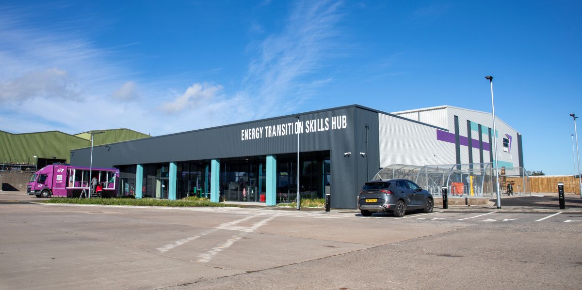 Exterior of the Energy Transition Skills Hub
