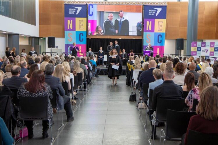 Graduates take centre stage at NESCol’s Fraserburgh ceremony