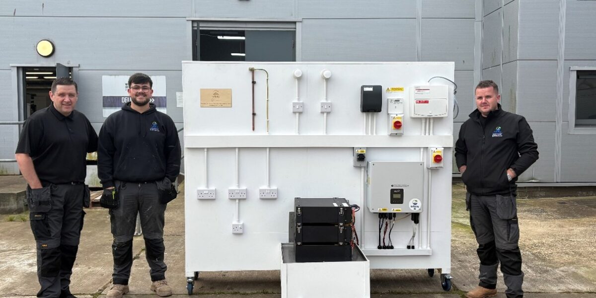 Fraserburgh Campus receives renewables technology donation worth £7000 from Infinity Group Ltd