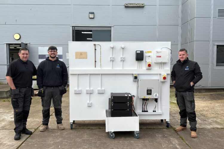 Fraserburgh Campus receives renewables technology donation worth £7000 from Infinity Group Ltd