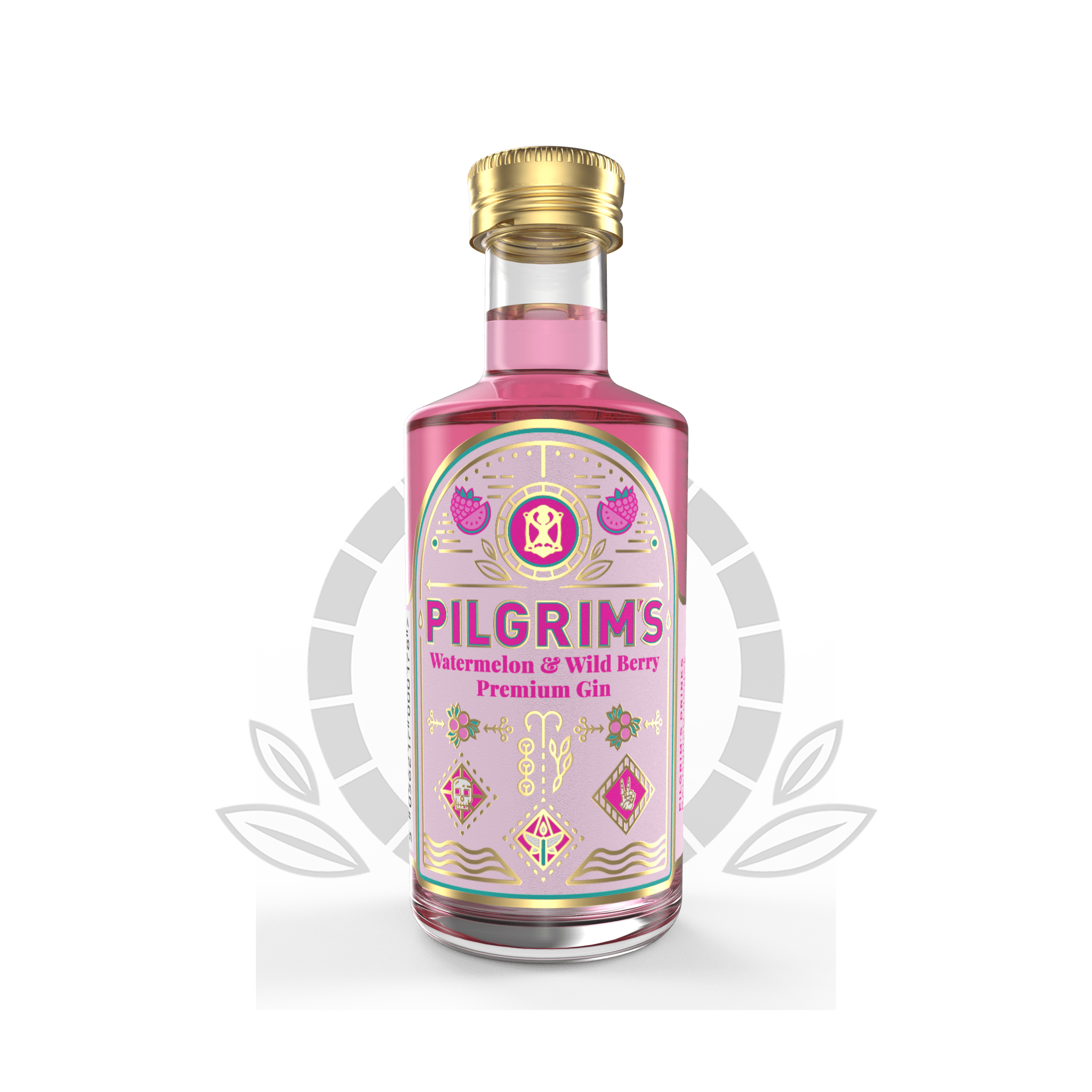 Pilgrim’s Watermelon & Wild Berry Premium Gin 50cl Pilgrim's Drinks
