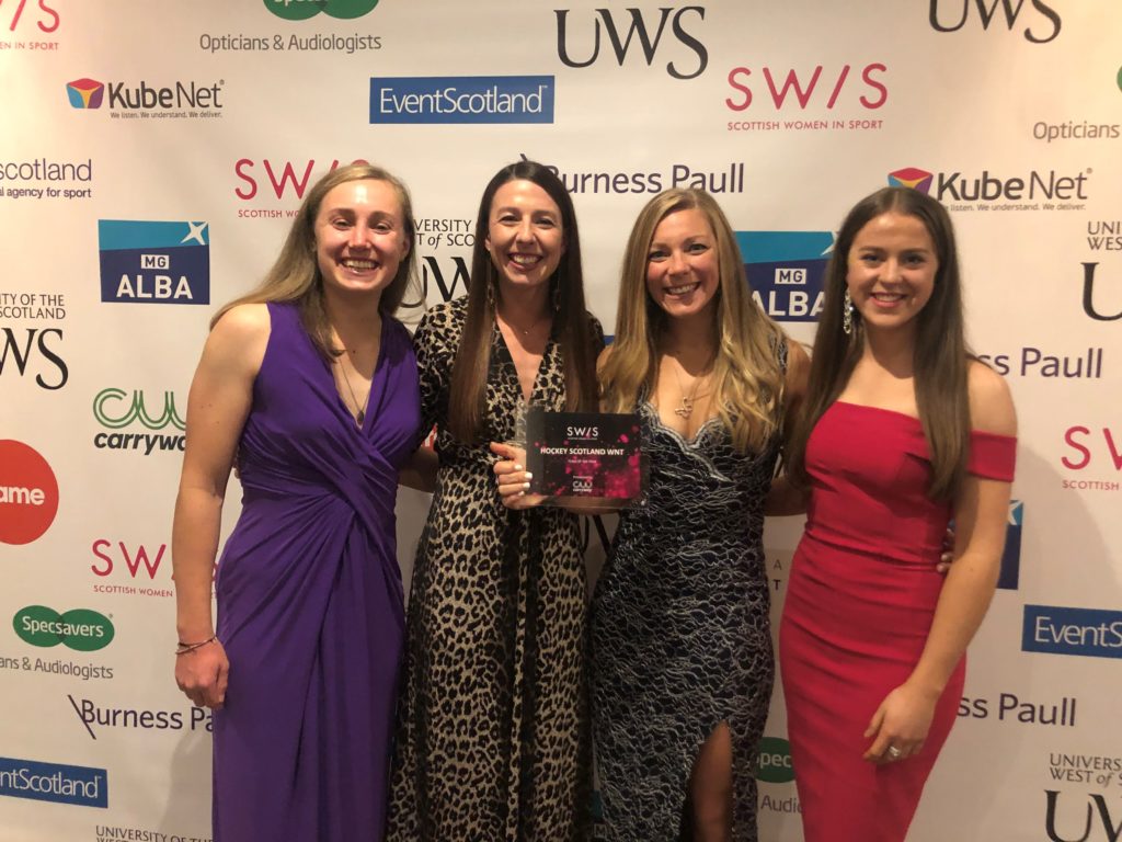 Scotland women win SWIS Team of the Year Scottish Hockey