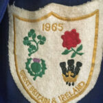 Joan Horne's blazer badge from the Great Britain and Ireland tour of USA, 1965.