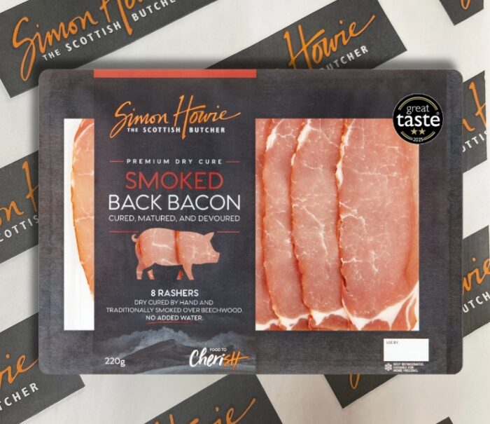 Dry Cured Smoked Bacon 220g