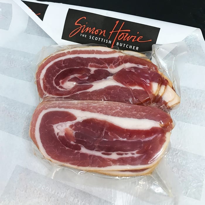 Unsmoked Back Bacon 500g Simon Howie