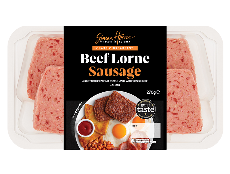 Classic Breakfast Beef Lorne Sausage 270g