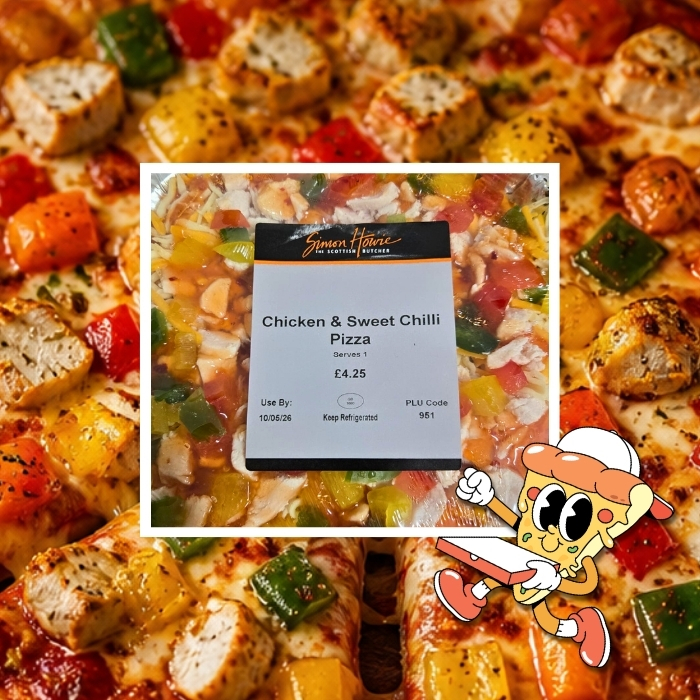 Sweet Chilli Chicken Deep Pan Pizza