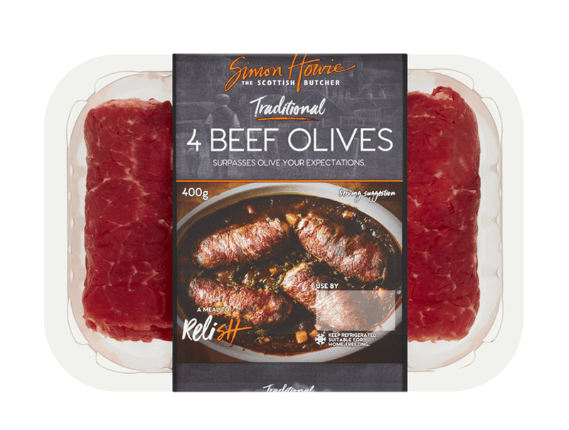 4 Traditional Beef Olives 400g Simon Howie The Scottish Butcher