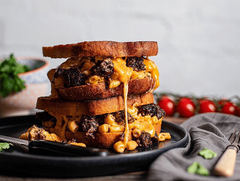 Haggis and Macaroni Cheese Toastie Simon Howie Recipes
