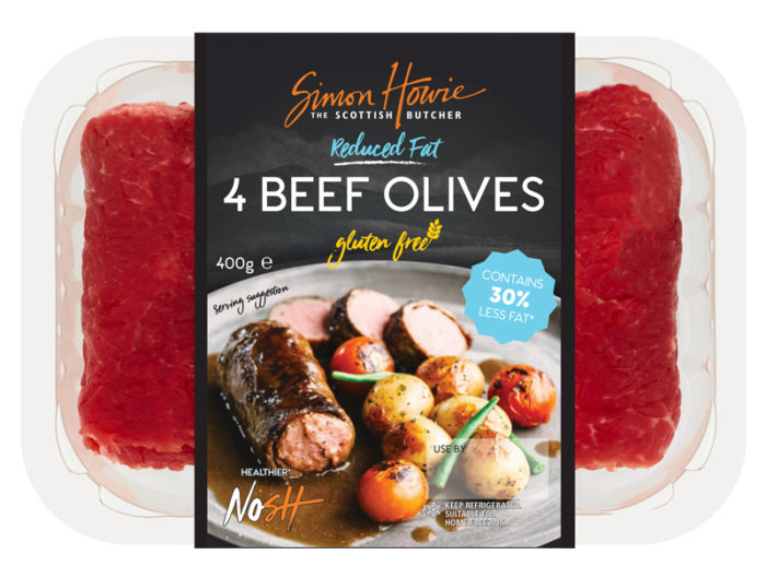 Reduced Fat Beef Olives 400g Simon Howie
