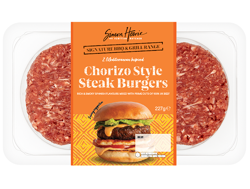 Chorizo Style Steak Burgers 227g