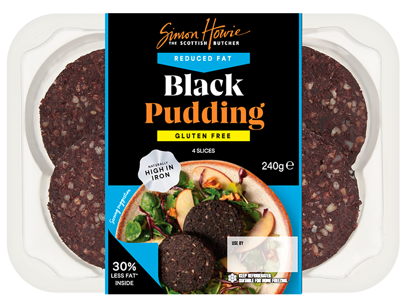 Reduced Fat Gluten Free Black Pudding