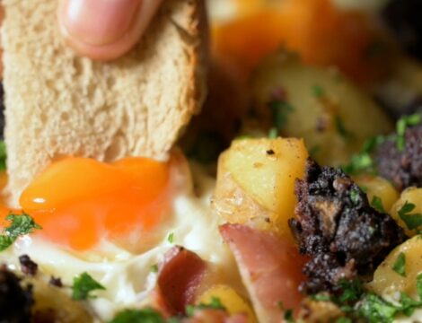 Black Pudding Potato Hash