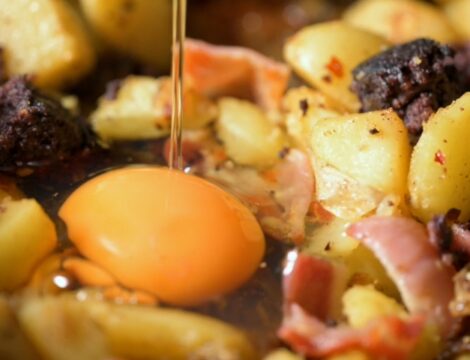 Black Pudding Potato Hash