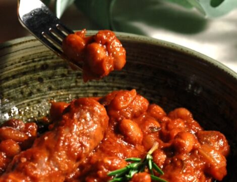 Bonfire Night Sausage & Bean Casserole