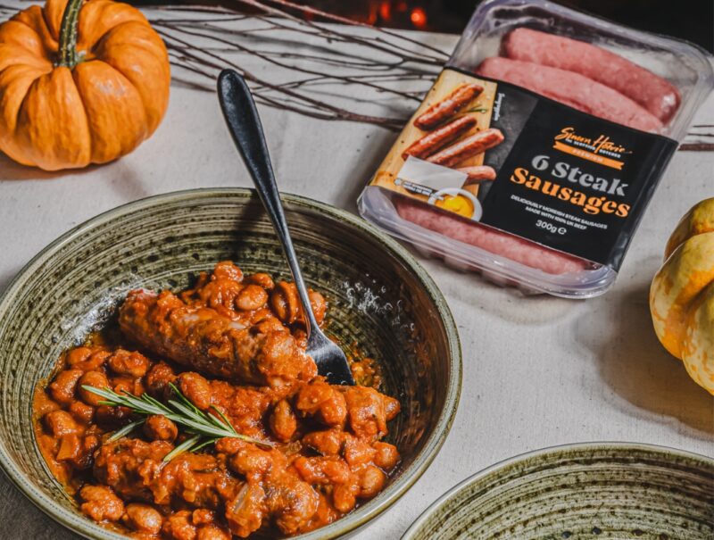 Bonfire Night Sausage & Bean Casserole