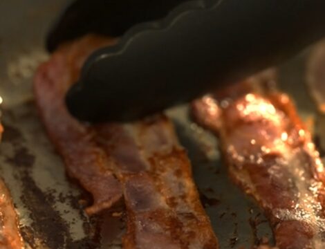 Black Pudding & Bacon Eggs Benedict