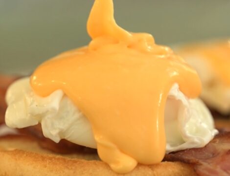 Black Pudding & Bacon Eggs Benedict