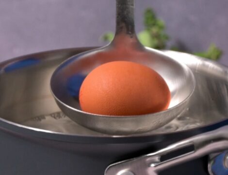 Black Pudding Scotch Eggs with runny yolk