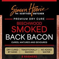 Premium Dry Cure Smoked Back Bacon 220g