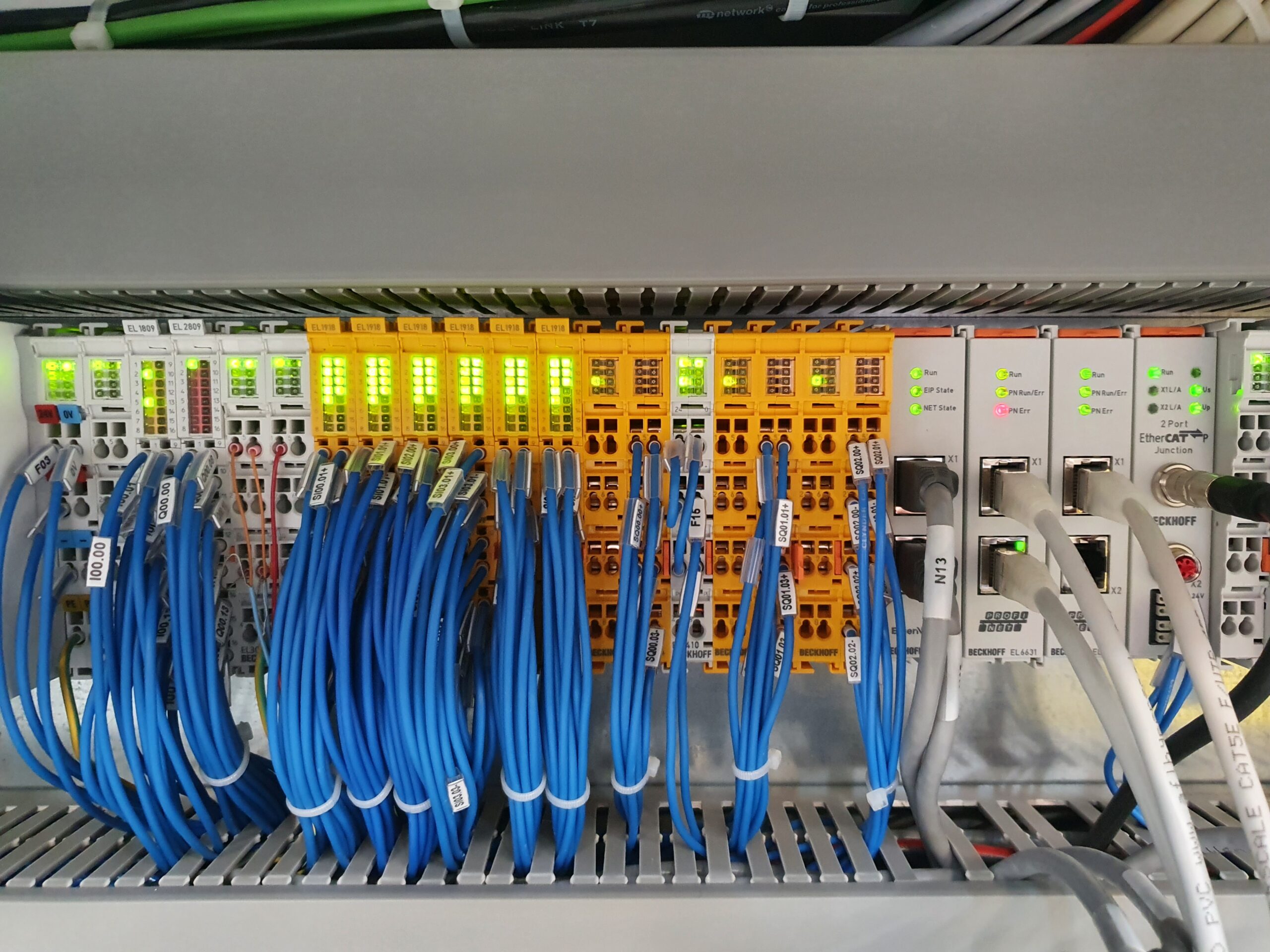 Beckhoff unit in an automation system
