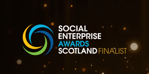 We’re a finalist in the Social Enterprise Awards Scotland!