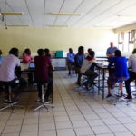 The team from WCAIR meet the staff who have signed up for the classes
