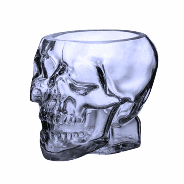 Reaper's Rum Skull Glass