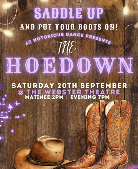 Notorious Dance Presents – The Hoedown at Webster Memorial Theatre, Arbroath