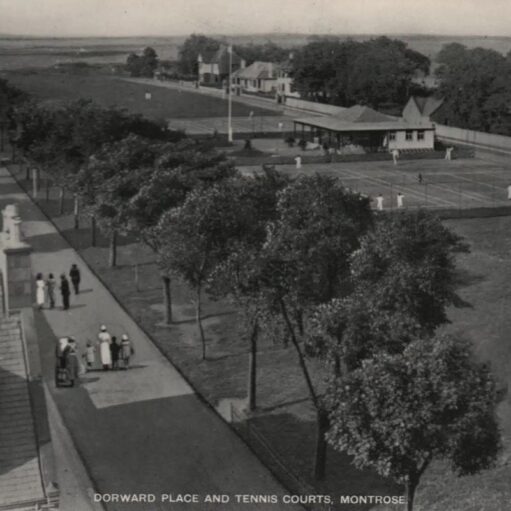 100 Years of Montrose Tennis Courts and Pavilion exhibition at Montrose Museum