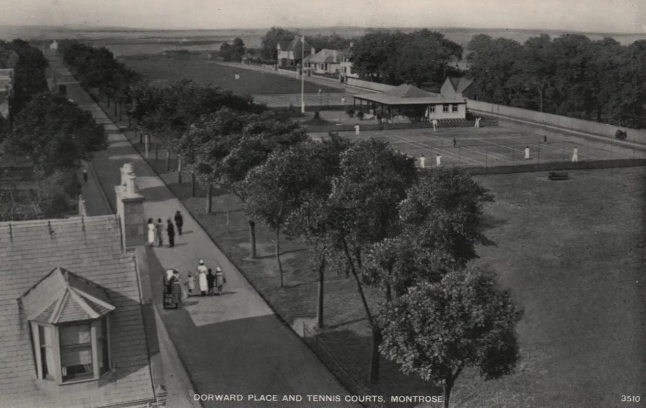 100 Years of Montrose Tennis Courts and Pavilion exhibition at Montrose Museum