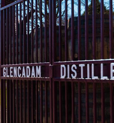 Glencadam Distillery gates