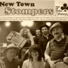 Album cover for New Town Stompers featuring a sepia-toned group photo of six musicians with instruments, including a washboard, trumpet and banjo. The cover includes the text “New Town Stompers” and “Ace of Clubs Treasury Series,” along with a list of songs such as You’re a Mean Old Man, Dippermouth Blues and Doctor Jazz.