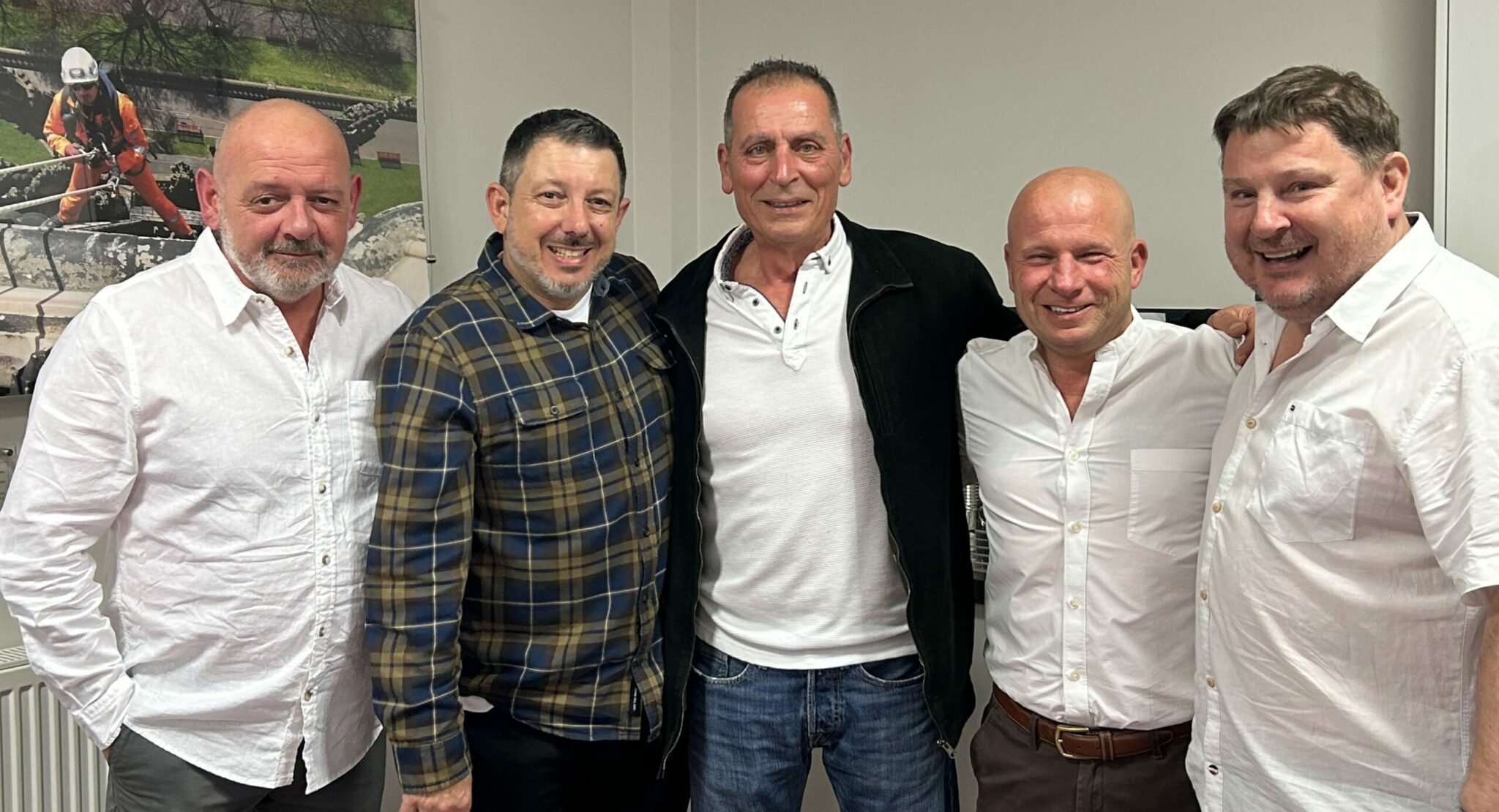 Colin McCurdy David Kelly Francis Vellas Mark Hamilton Scott Smith