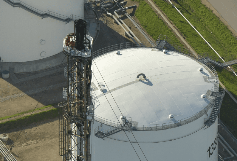 Flare stack refurbishment