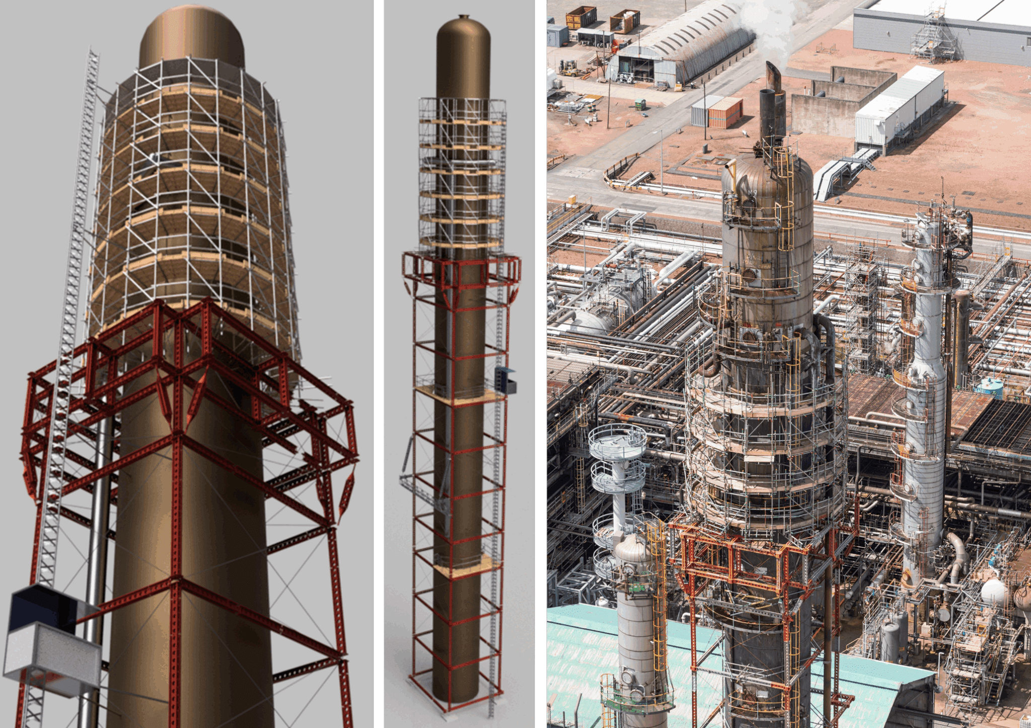 Zenith column access design